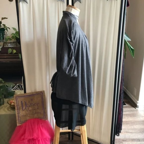 Cardigan Wrap Light Long Grey (size approximate) - Picture 6 of 6